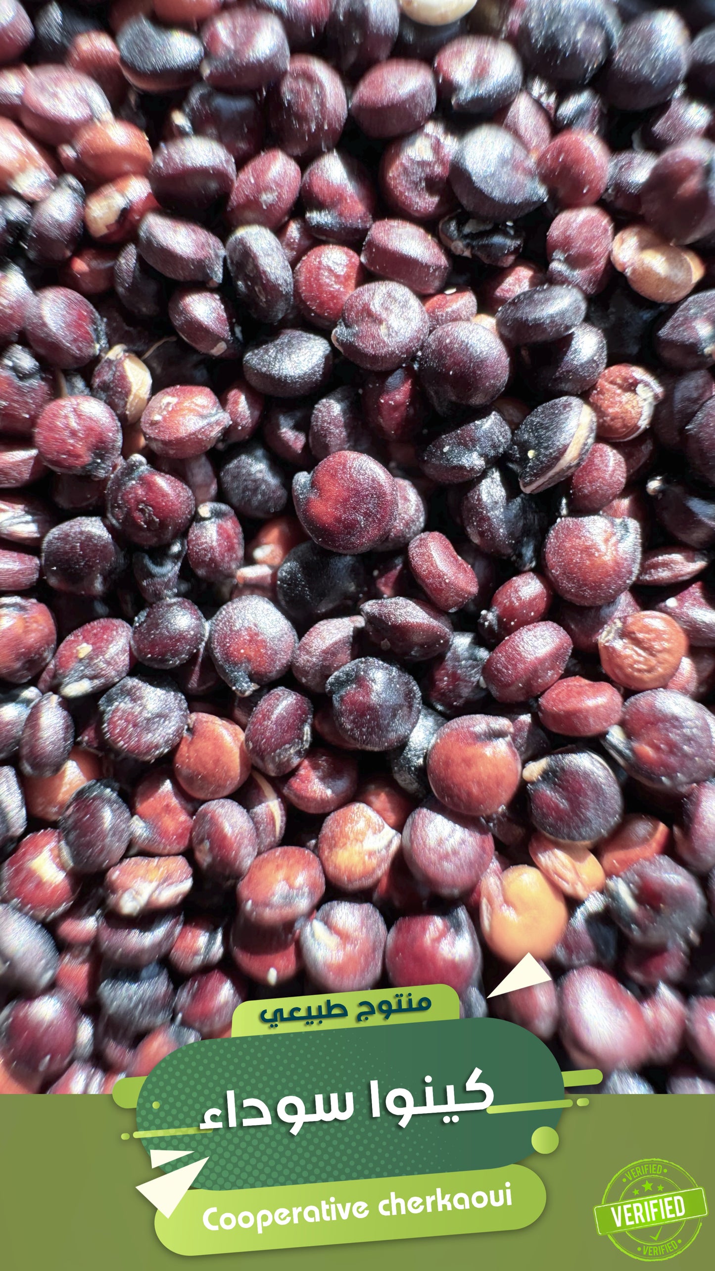 الكينوا السوداء – طاقة مركّزة بلون مميز
ارتقِ بتغذيتك مع الكينوا السوداء، أغنى أنواع الكينوا بالألياف ومضادات الأكسدة.
تتميّز بقوام مقرمش ونكهة ترابية خفيفة، ما يجعلها خيارًا مثاليًا للسلطات، الأطباق الدافئة، أو كبديل صحي للأرز.